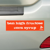 FITBOD "ban high fructose corn stroop" sticker (Op auto)