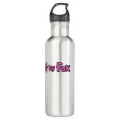 FitbyFox Fundamentals- Water Bottle Waterfles (Voorkant)