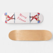 Fitheid Kerstman Skateboard (Horizontaal)