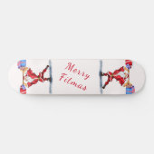 Fitheid Kerstman Skateboard (Horizontaal)