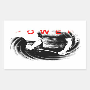 Fitness Bodybuilding Rechthoekige Sticker