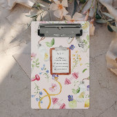 Fitness Branding | Wellness Coach QR-code Mini Klembord