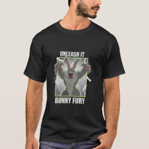 Fitness Bunny Power Titan LAAT KONIJN WOEDE LOS Ko T-shirt