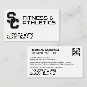 Fitness Carte de visite sportif