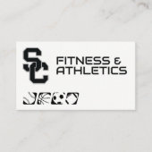 Fitness Carte de visite sportif (Devant)