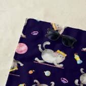 fitness cat serviette de plage (En situation)
