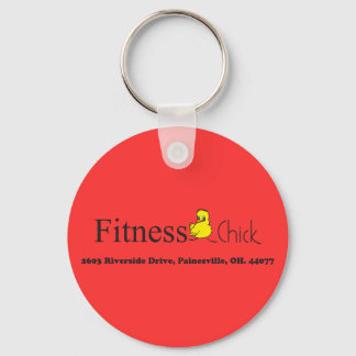 Fitness Chick Circle Sleutelhanger