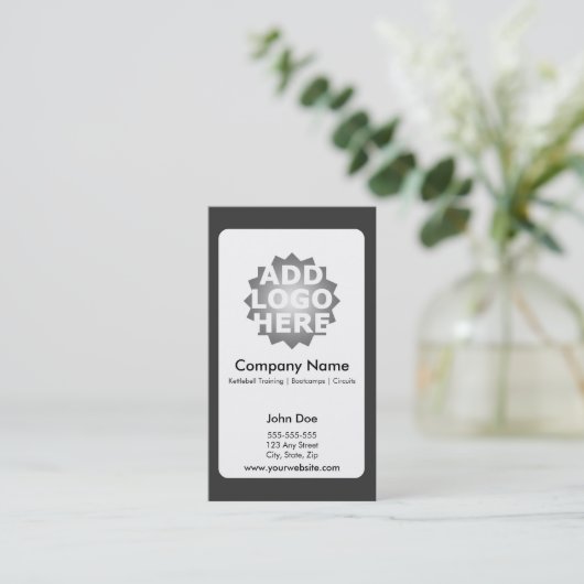 Fitness Class Visitekaartje 10 Class Pass Kaart (Staand voorkant)