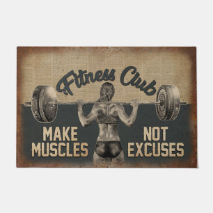 Fitness Club doormat, Gym Room Deurmat