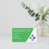 Fitness Coach Et Formation Cartes de visite Modern (Debout devant)