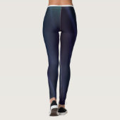 Fitness Compression Leggings - Blue Night Sky (Achterkant)