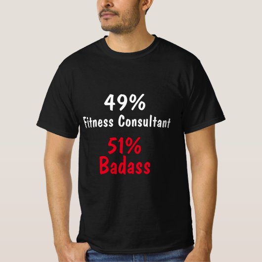 Fitness Consultant Badass T-shirt (Voorkant)