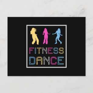 Fitness Dans Gym Dancing Workout Sport Gift Idee Briefkaart