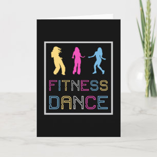 Fitness Dans Gym Dancing Workout Sport Gift Idee Kaart
