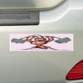 Fitness Diva Bumpersticker (Op auto)