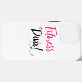 "Fitness Diva!" Case-Mate iPhone Case (Achterkant (horizontaal))