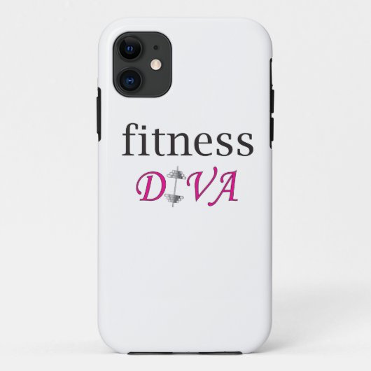 Fitness Diva iPhone 5 hoesje (Achterkant)
