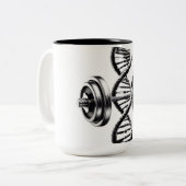 Fitness DNA Two-Tone Performance Mug (Devant gauche)