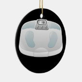 Fitness door SRF Keramisch Ornament (Rechts)