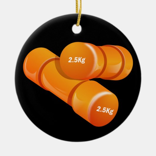 Fitness door SRF Keramisch Ornament (Voorkant)