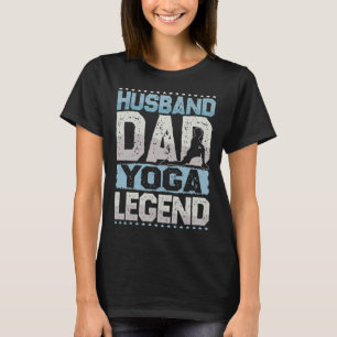 Fitness Echtgenoot Vader Yoga Legende Yoga Mannen T-shirt