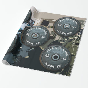 fitness - eigenaar of gebruiker fitness - gym 45 cadeaupapier