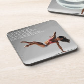 Fitness en gym Motivation Bier Onderzetter (Linkerzijde)