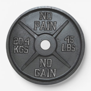 Fitness en gym Motivation Papieren Bordje