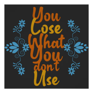 Fitness en Gym Quote Perfect Poster