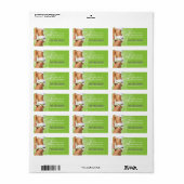 Fitness- en voedingsetiketten etiket (Full Sheet)
