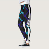 Fitness/Energie (witte rand) Leggings (Links)
