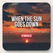 Fitness - fitnessuitdraaiing onderzetter (Voorkant)