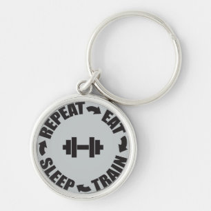 Fitness - fitnessuitdraaiing sleutelhanger