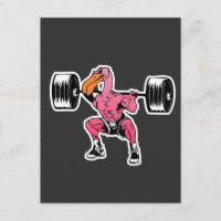 Fitness Flamingo Gewichtshoppeling Bodybuilder Spi