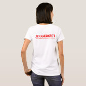 Fitness Freak Dames Ringer T-Shirt Juggernaut (Dos entier)