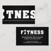 Fitness Gewicht | Personal Trainer Visitekaartje (Voorkant / Achterkant)