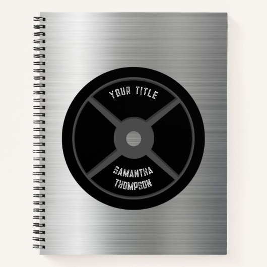 Fitness Gewicht Training Journal Notitieboek (Voorkant)