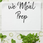 Fitness Gym Motivatie Op Zondag Maaltijden we Prep Theedoek (Gevouwen)