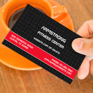 Fitness Gym Personal Trainer Visitekaartje
