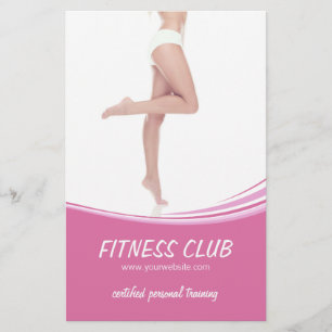 Fitness Gym Schoonheidssalon Flyer