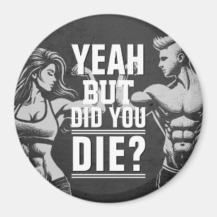 Fitness Gym Workout Bodybuilding Motivatie Magneet