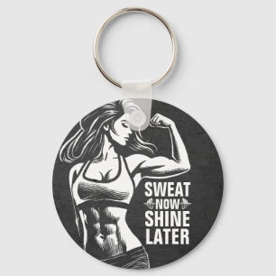 Fitness Gym Workout Bodybuilding Motivatie Sleutelhanger