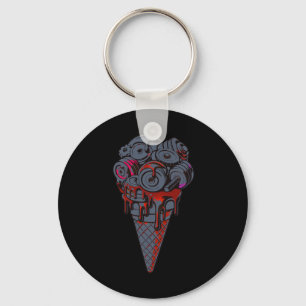 Fitness Ice Cream Cone Dumbbell Humor Gym Lovers Sleutelhanger
