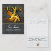 FITNESS III - Carte d'entreprise, carte d'horaire (Devant / Derrière)