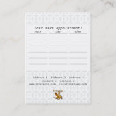 FITNESS III - Carte d'entreprise, carte d'horaire (Dos)