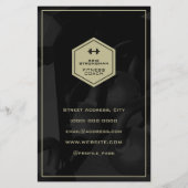 Fitness-industrie inspireerde moderne masculine flyer (Achterkant)