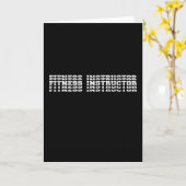 Fitness Instructor Kaart (Gele Bloem)