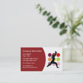 Fitness Instructor Visitekaartjes (Staand voorkant)