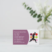 Fitness Instructor Visitekaartjes (Staand voorkant)