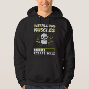 Fitness Kracht Gewichtheffen Halter Training Spier Hoodie